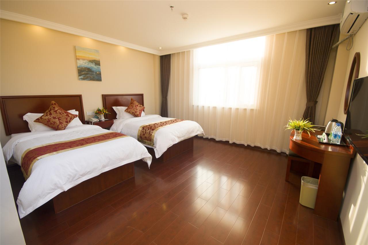 Greentree Inn Liaoning Dalian Development Zone Jinma Road Pedestrian Street Express Hotel Bagian luar foto